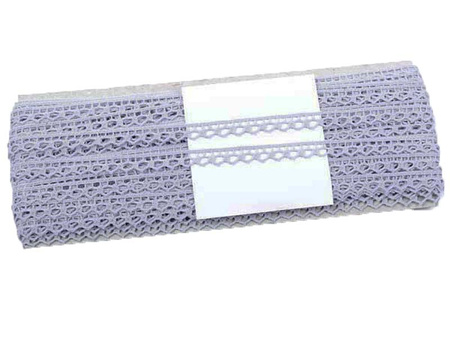 Koronka 1cm bawełniana fiołkowa