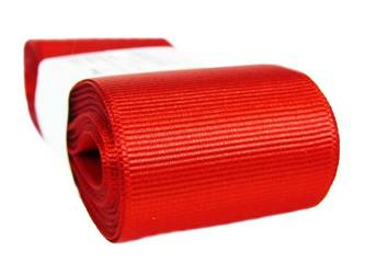Taśma 40mm ryps poliestrowa czerwona