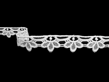 Koronka 2cm gipiurowa biała