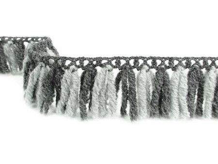 Taśma 3cm FRĘDZEL wełna melanż