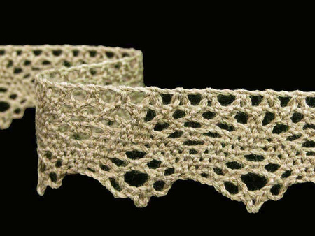 Koronka 2,6cm bawełniana jasny beż