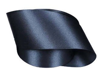 Wstążka 50mm atłas granat