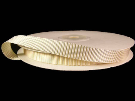 Taśma 9mm ryps poliestrowa ecru