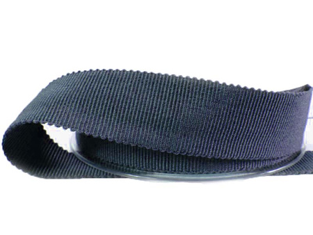 Taśma 25mm ryps bawełna granat indygo