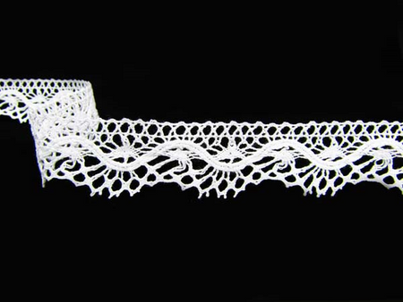 Koronka 2,7cm bawełniana biała