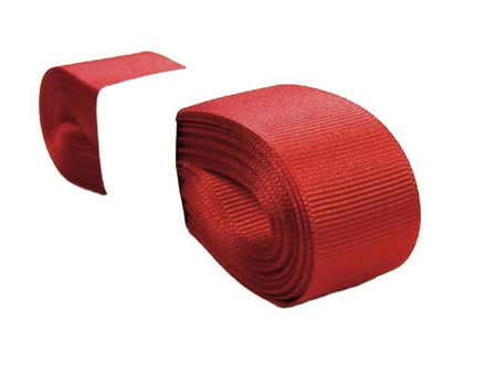 Taśma 25mm ryps poliester bordo