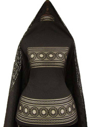 Koronka 150cm poliesterowa czarna