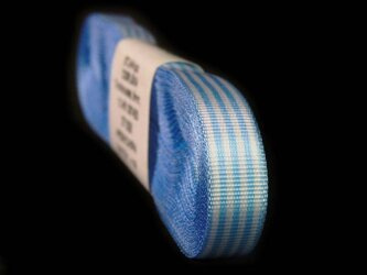 Wstążka 8mm acetat PASY błękitna