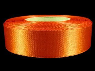 Wstążka 24mm atłas pomarańczowa