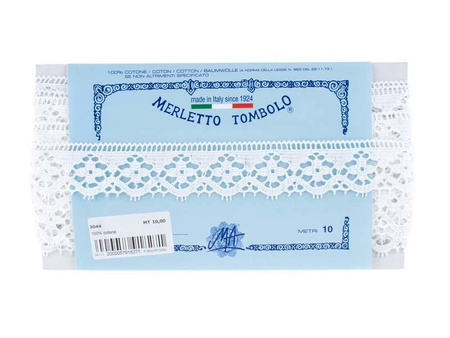 Koronka 3,5cm bawełniana biała