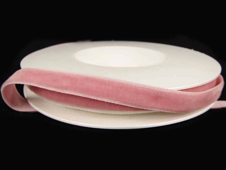 Aksamitka 9mm elastyczna róż