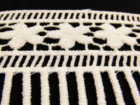 Taśma 11cm FRĘDZEL poly ivory