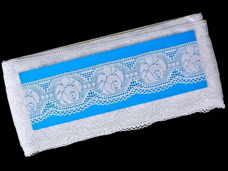 Koronka 4cm bawełniana biała