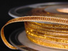 Wstążka 3mm lurex biało-złota