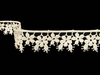 Koronka 2,5cm gipiurowa ecru