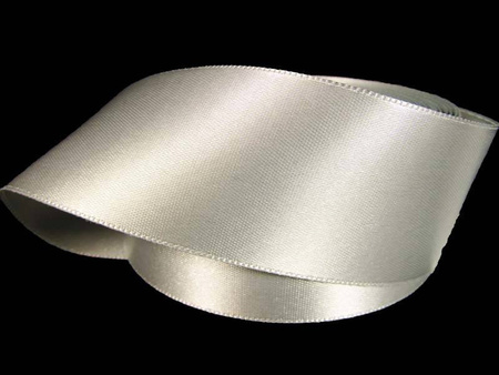 Wstążka 40mm atłas jasny popiel