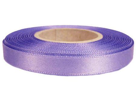 Wstążka 10mm atłas fiołkowa