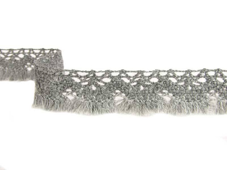 Taśma 2,5cm FRĘDZEL akryl popiel