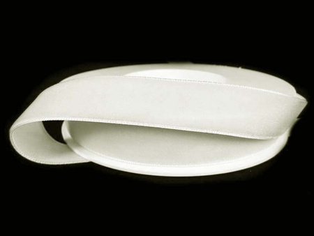 Aksamitka 15mm biała