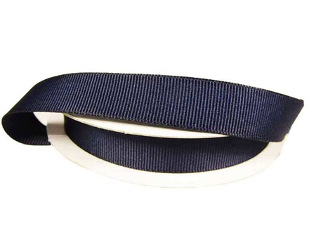 Taśma 15mm ryps poliestrowa granat