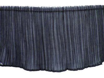 Taśma 11cm falbana PLISA granat