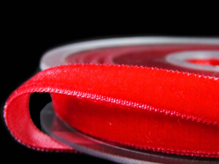 Aksamitka 9mm żywoczerwona