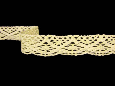 Koronka 2cm bawełniana baldożółta