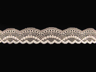 Koronka 3cm elastyczna antyczny róż