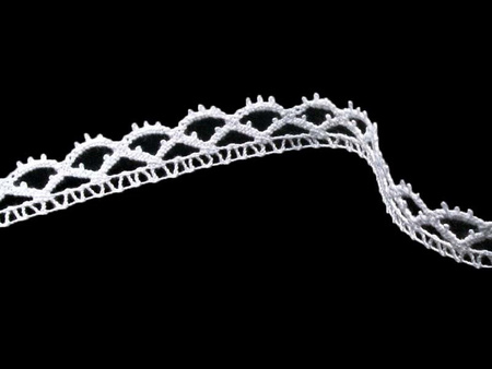 Koronka 1,5cm bawełniana biała