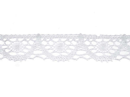 Koronka 3cm bawełniana biała