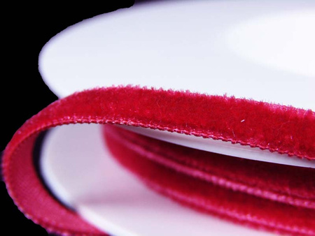 Aksamitka 5mm malina