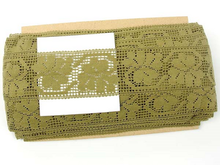 Wstawka 4,7cm bawełniana oliwka