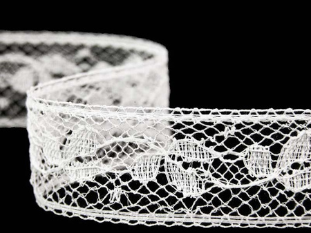 Wstawka 1,6 cm bawełniana biała