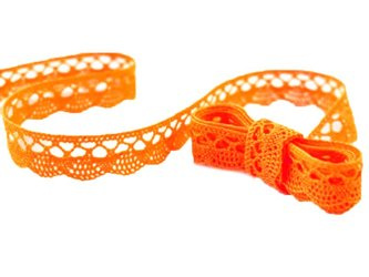 Koronka 1,8cm bawełniana pomarańczowa