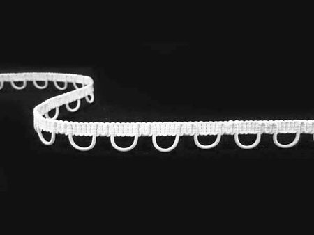 Taśma pętelkowa biała