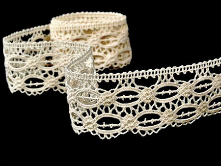 Koronka 5,2cm bawełniana naturalna