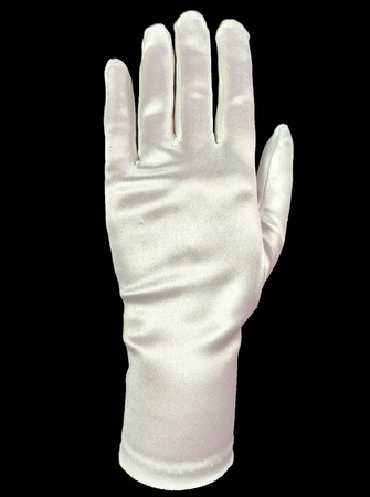 Rękawiczka SATYNA 9 biała