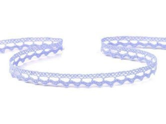 Koronka 0,9cm bawełniana niebieska