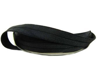 Lamówka 1cm elastyczna MAT czarna