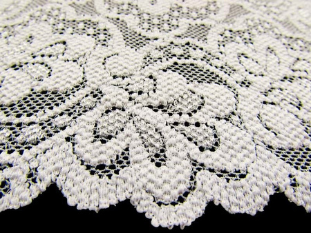 Wstawka 21cm elastyczna biała