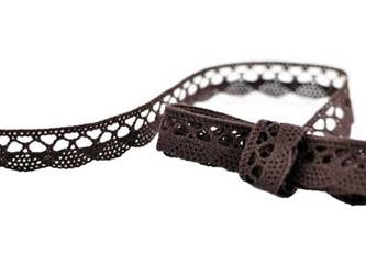 Koronka 1,8cm bawełniana brąz ciemny