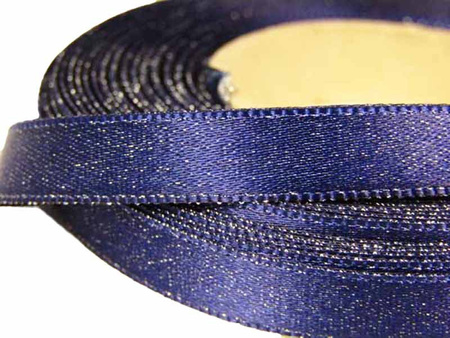 Wstążka 10mm atłas REXOR granat