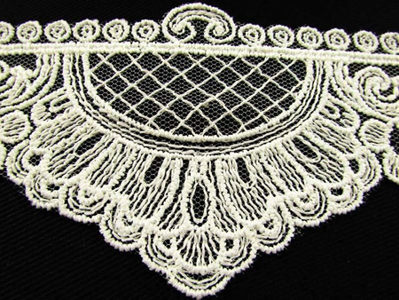 Koronka 6,5cm tiulowa ivory