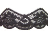 Koronka 4,5cm elastyczna czarna