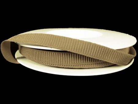 Taśma 9mm elastyczna ryps jasny beż