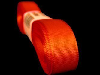 Wstążka 15mm tafta ciemnopomarańczowa