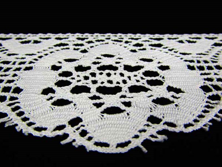 Koronka 7,7cm bawełniana biała