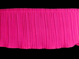 Taśma 11cm falbana PLISA amarant