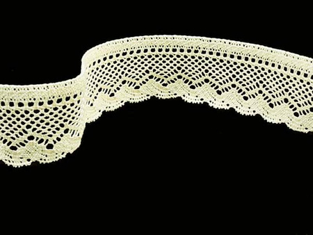 Koronka 5,5cm bawełniana krem