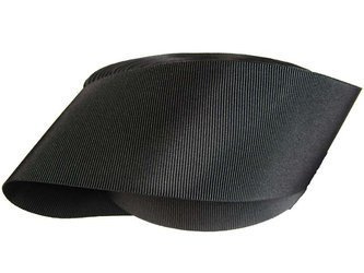 Taśma 50mm ryps poliestrowa czarna